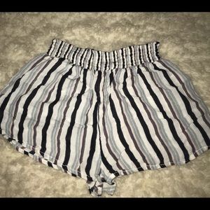 Urban Outfitters Flowy Loose Striped Shorts